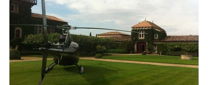 Vol en hélicoptère vignobles de Bordeaux