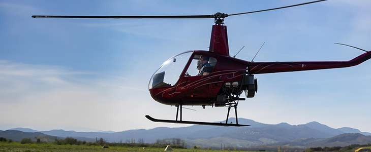 Vol et pilotage d'un hélicoptère à Colmar Vosges Alsace