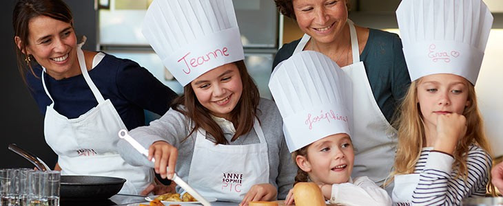 Cours de cuisine ou pâtisserie parent/enfant école Scook Anne-Sophie Pic à Valence, Drôme