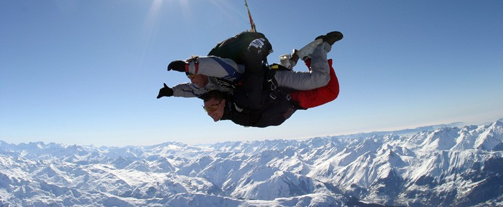 Saut chute libre en parachute Gap - Hautes-Alpes