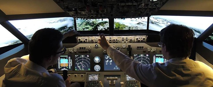 Simulateur de vol en Boeing pr. Colmar