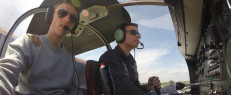 Vol d’initiation au pilotage d’un avion au-dessus de la Côte d’Opale