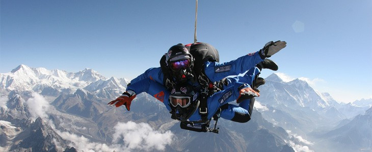 Saut chute libre Tandem sur l'Everest - Nepal