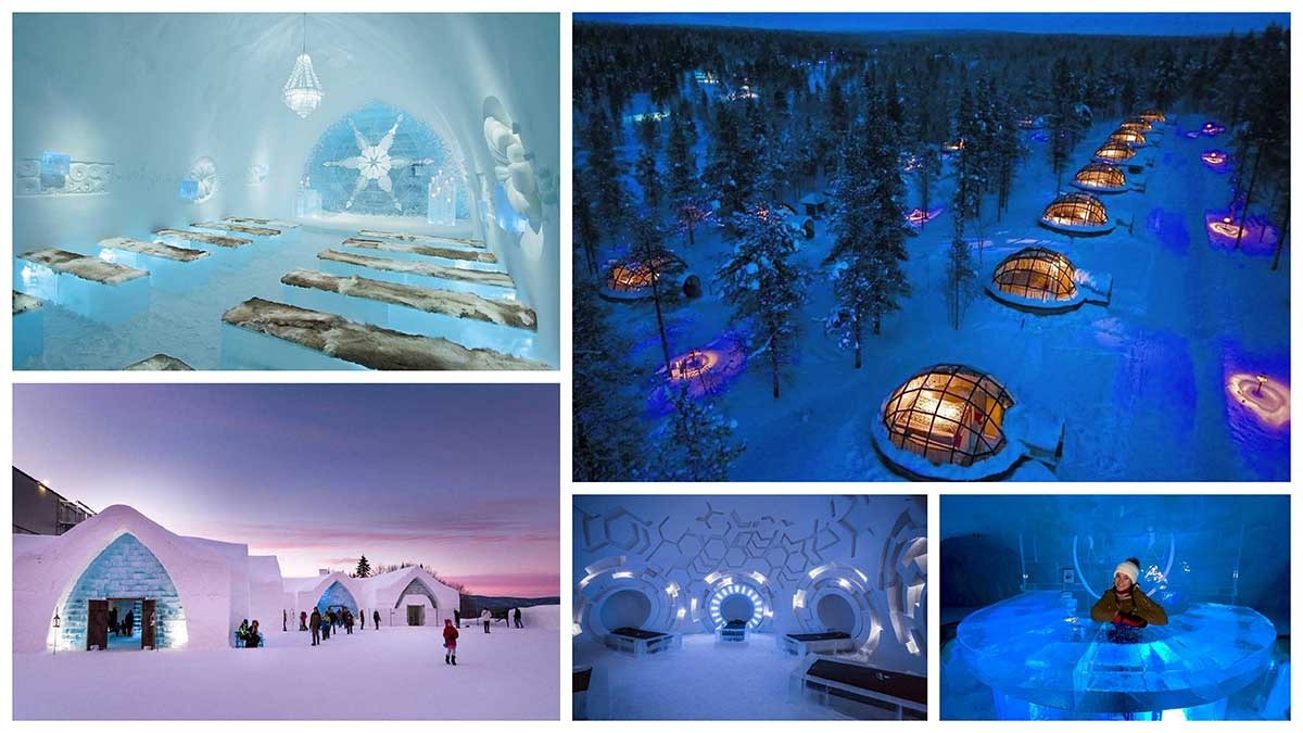 Les meilleurs hôtels de glace dans le monde
