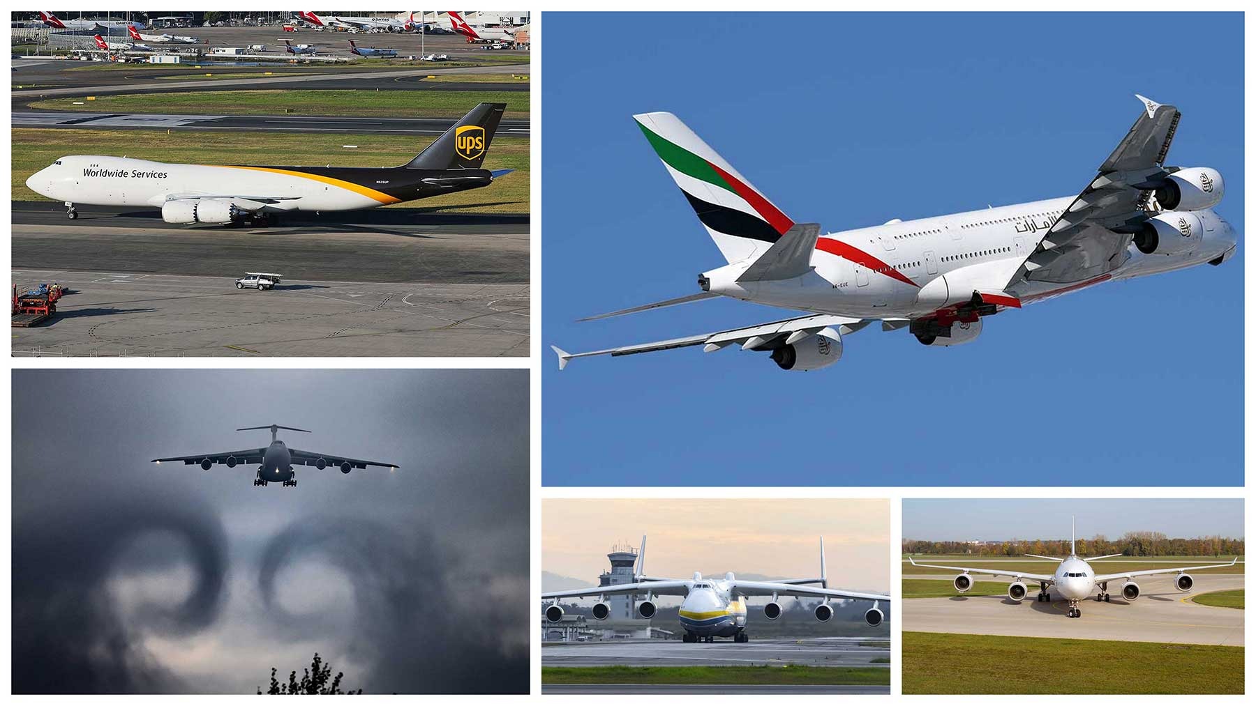 Beluga, Mriya et les plus gros avions du monde