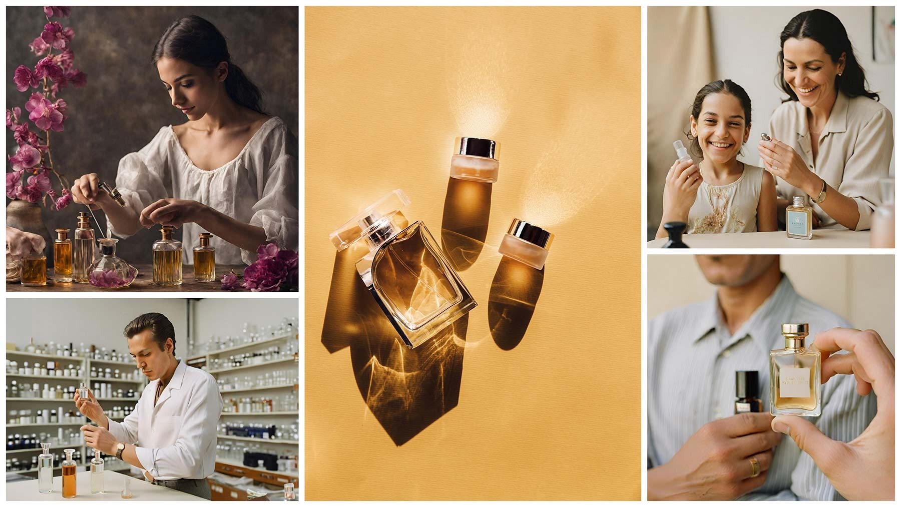 Les 7 étapes de la création de parfum
