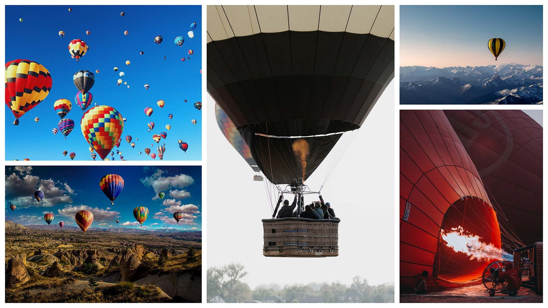 Une expérience de vol en montgolfière